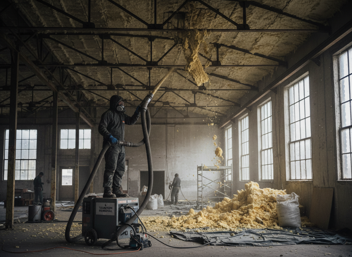 Commercial Spray Foam Removal in Taunton, Somerset